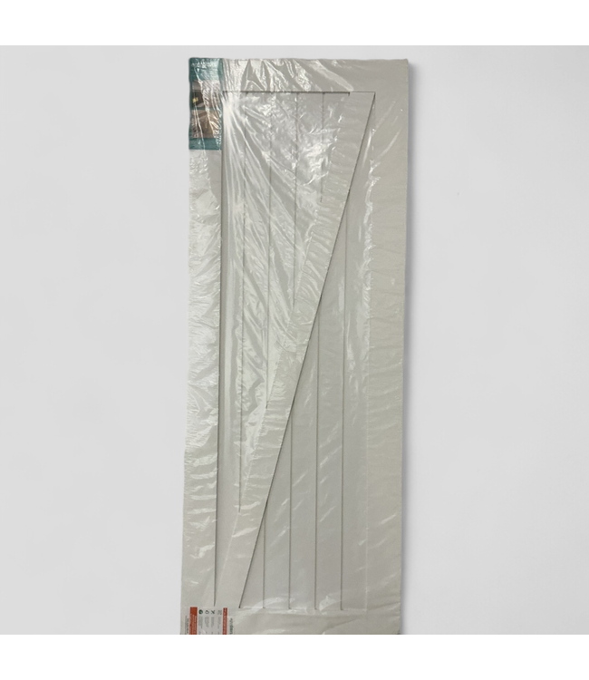 45360 EightDoors White Z-Frame Single Barn Door 36"W x 96"H