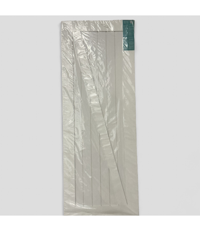 45360 EightDoors White Z-Frame Single Barn Door 36"W x 96"H