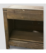 45445 Knotty Pine Walnut Stained Long TV Stand