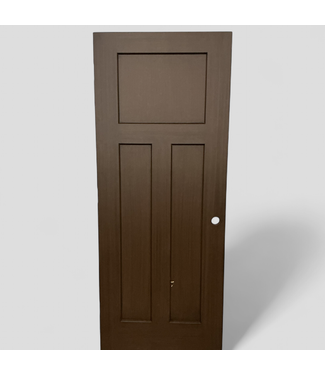 45533 Dark Brown 3-Panel Interior Door 32"W x 80"H