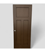 45533 Dark Brown 3-Panel Interior Door 32"W x 80"H