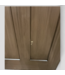 45533 Dark Brown 3-Panel Interior Door 32"W x 80"H
