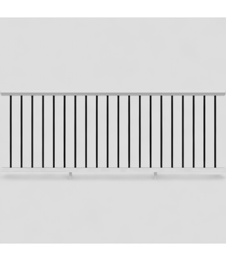 45628 Freedom Camden White Composite Deck Rail Kit