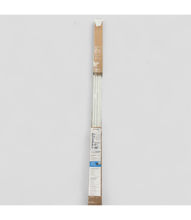 45628 Freedom Camden White Composite Deck Rail Kit