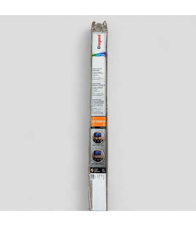 45689 Legrand PVC White Flat Screen TV Kit 48-in x 3.5-in