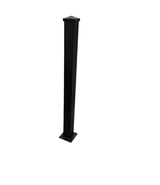 45724 Cinch Satin Black Blank Post 40"H