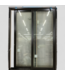 45869 Premium Black Wood & Aluminum Patio Door 71.25"W