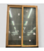 45869 Premium Black Wood & Aluminum Patio Door 71.25"W
