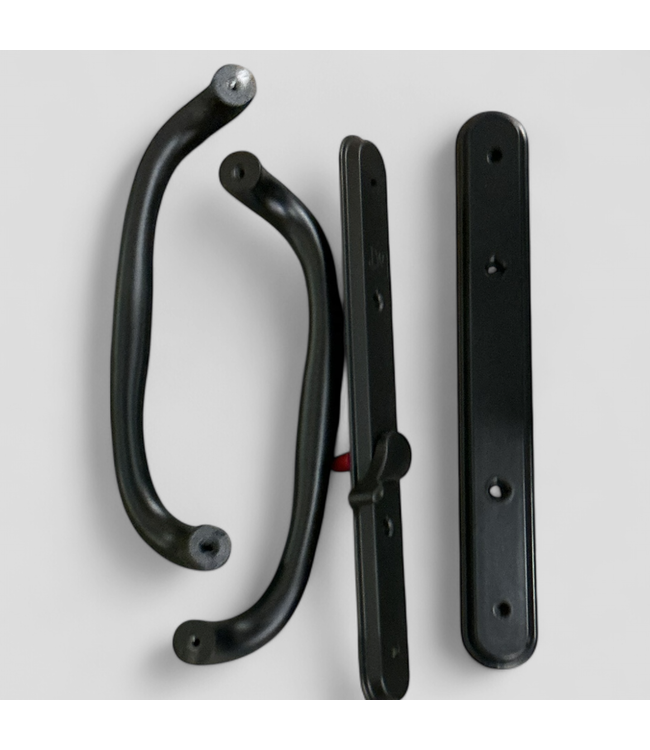 45869 Premium Black Wood & Aluminum Patio Door 71.25"W