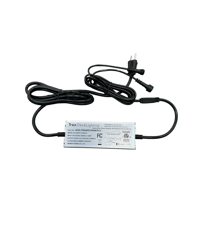 45898 Trex Deck Lighting 100W Dimmable Transformer