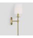 45970 Savory House 1-Light Natural Brass Wall Sconce