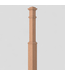 46024 L.J. Smith Unfinished Red Oak Newel Post