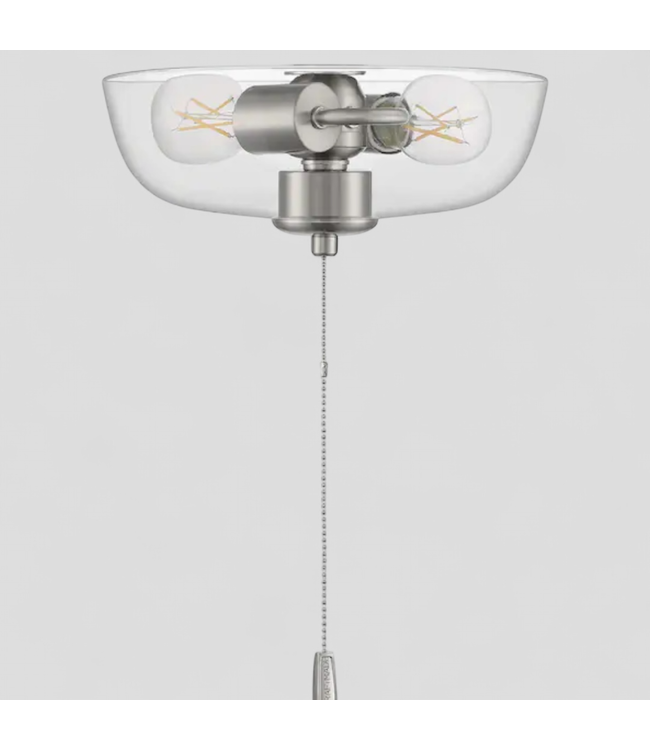 46107 Craftmade 2-Light Silver LED Ceiling Fan Light Kit