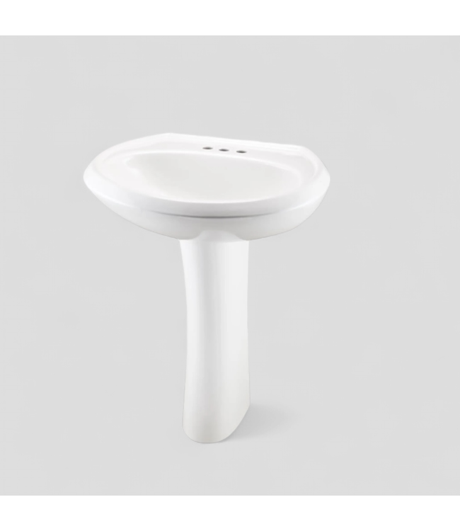 46131 Gerber Maxwell White Oval Pedestal Sink w/Top (2-Boxes)