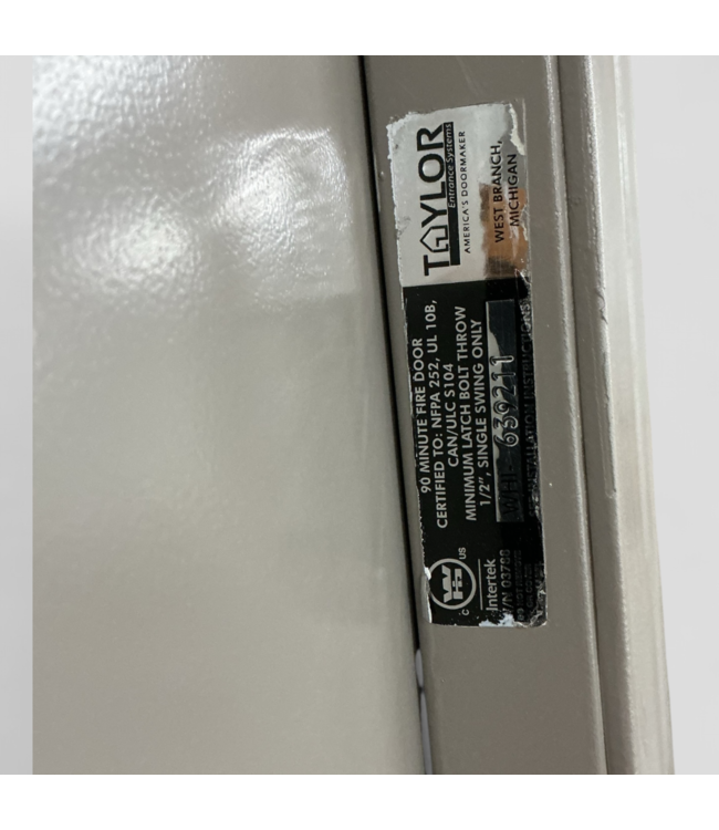 46132 Taylor Gray Fire Rated Exterior Door