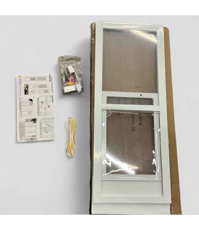 46151 Esazn Large Dog/Cat Door For Sliding Door 15.75"W x 85.25"H