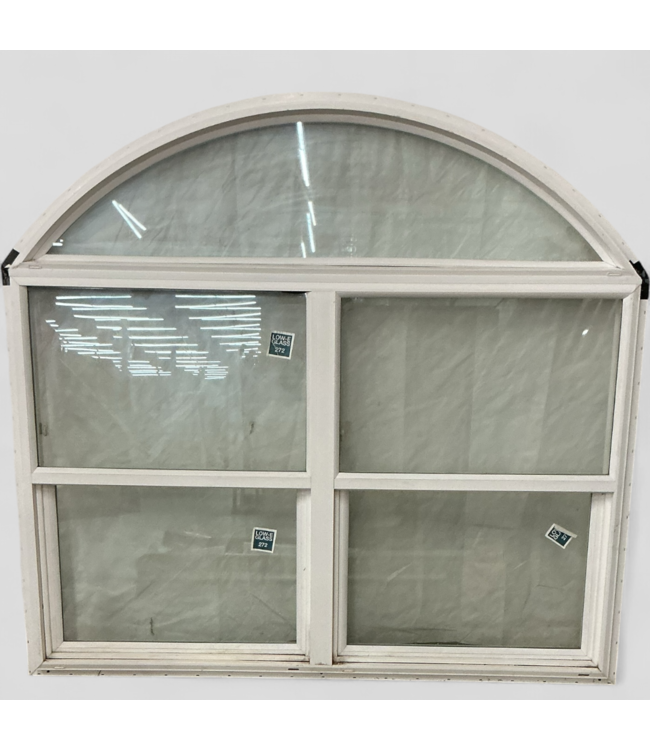 46153 Arched Top Single Hung Sliding Window 71.5"W