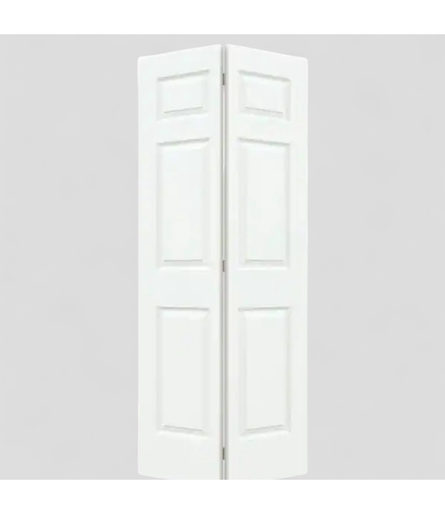 46155 Jeld-Wen Primed 6-Panel Bi-Fold Door 30" x 80.5"
