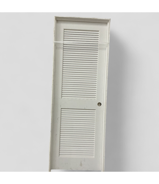 46206 White Prehung Louver Interior Door 27.75"W x 80"H