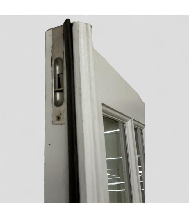 46216 Full Lite Gridded French Double Door Set 56.75"W