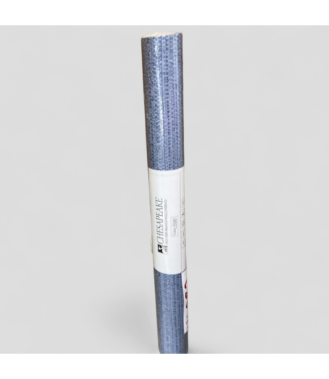 46281 Chesapeake Delphine Blue Denim Pre-pasted Wallpaper 56.4 sq. ft.