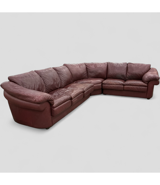 46309 Maroon Sectional Sofa