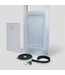 46371 Ideal Pet White Patio Insert for Pets Door 77.H "to 80.4"H