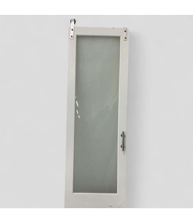 46376 Track Sliding Frosted Glass Interior Barn Door 31.75"W x 96"H
