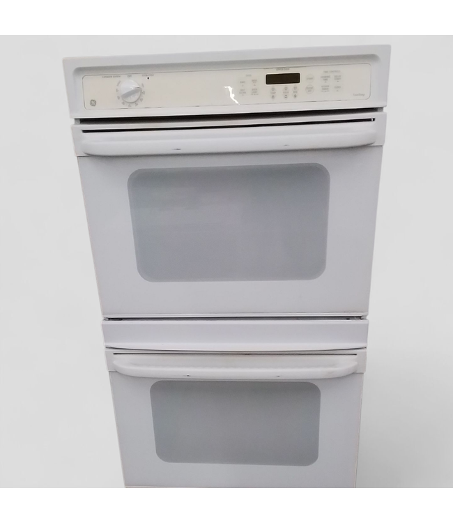 46382 GE White Electric Double Wall Oven 27"W
