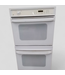 46382 GE White Electric Double Wall Oven 27"W