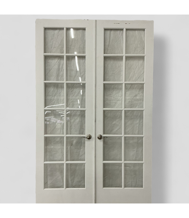 46384 Full Lite French 12 Grid Interior Doors 60.375"W x 96"H