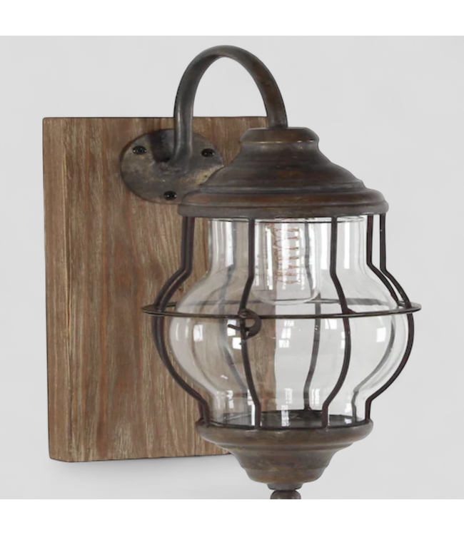 46397 Grayson Lane 1-Light Antique Brown Wall Sconce