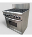 46446 KitchenAid Stainless Steel 6-Burner Gas Range with Oven