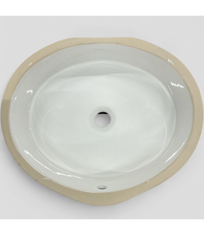 46452 Kohler Verticyl White Oval Undermount Bathroom Sink 19"