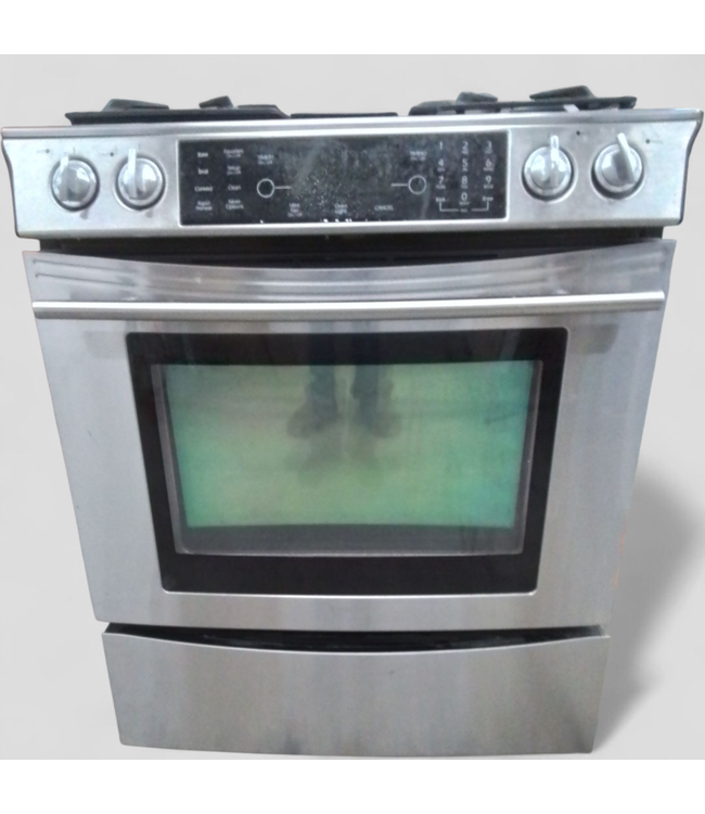 46459 Stainless Steel Gas Range with Oven & Built-In Vent 31"W