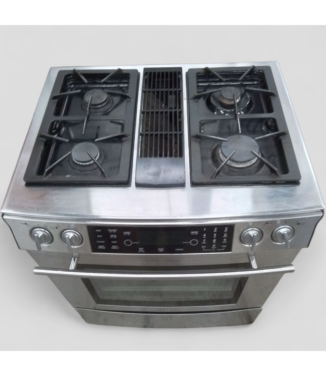 46459 Stainless Steel Gas Range with Oven & Built-In Vent 31"W