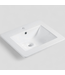 46488 White Top Mount Lavatory Porcelain Sink