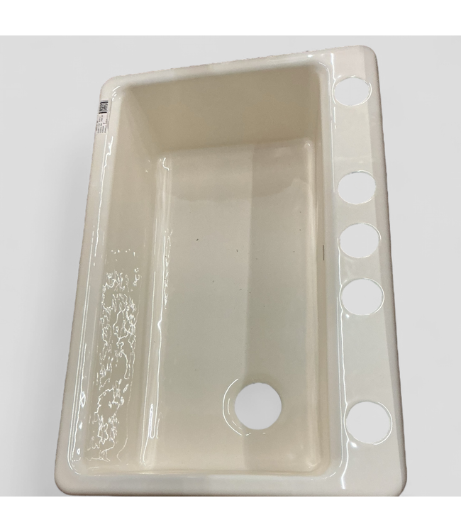 46498 Kohler Riverby Undermount Biscuit Cast Iron Sink