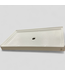 46504 Rectangle White Fiberglass Shower Base
