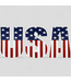 46554 USA Letters Coroplast Stake Set (30")