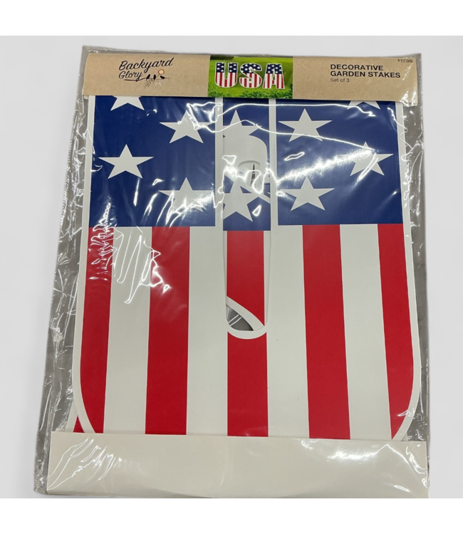 46554 USA Letters Coroplast Stake Set (30")