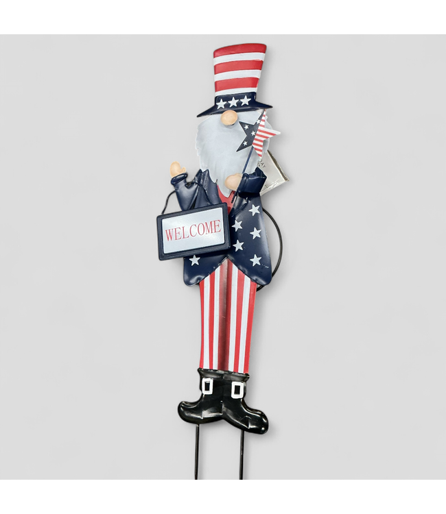 46563 Holiday Living 34-in Metal Uncle Sam Decoration