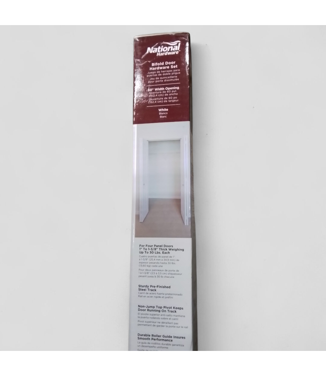 46580 19-Piece Bifold Closet Door Hardware Kit 60-in