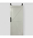 46611 Pinecroft Montana White PVC Single Barn Door 36"W x 7'H