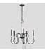 46623 Allen+Roth Doveridge 5-Light Mid-Century Chandelier