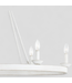 46624 Quoizel Avalina 8-Light Antique White Chandelier