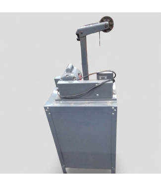46653 Vintage Industrial Belt Grinder / Sander on Stand