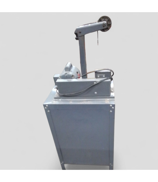 46653 Vintage Industrial Belt Grinder / Sander on Stand