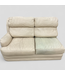 46662 Genuine Top Grain Beige Leather 4-Piece Sectional