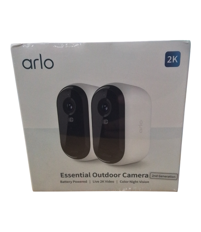 46701 Arlo Essential Outdoor Cameras 2-Pack